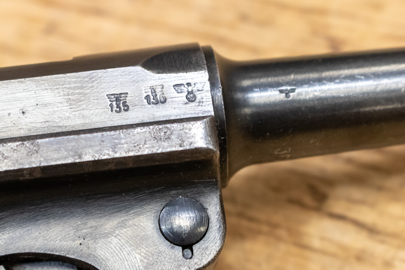 MAUSER P08 9mm Police Trade-in Pistol (No Magazine)